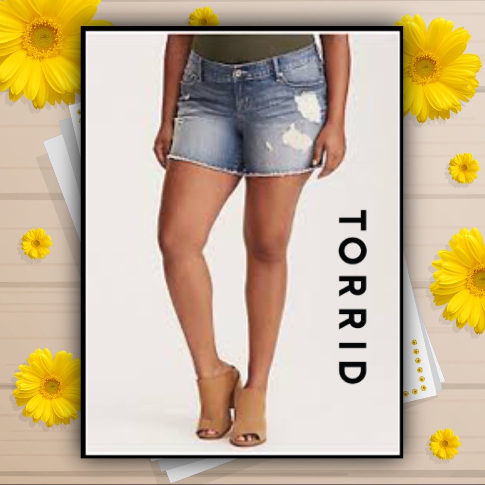 Torrid Women's Blue Denim Shorts